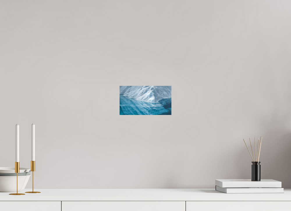 8 x 4.5″, Hahnemuhle FineArt Pearl Glacier Reflections